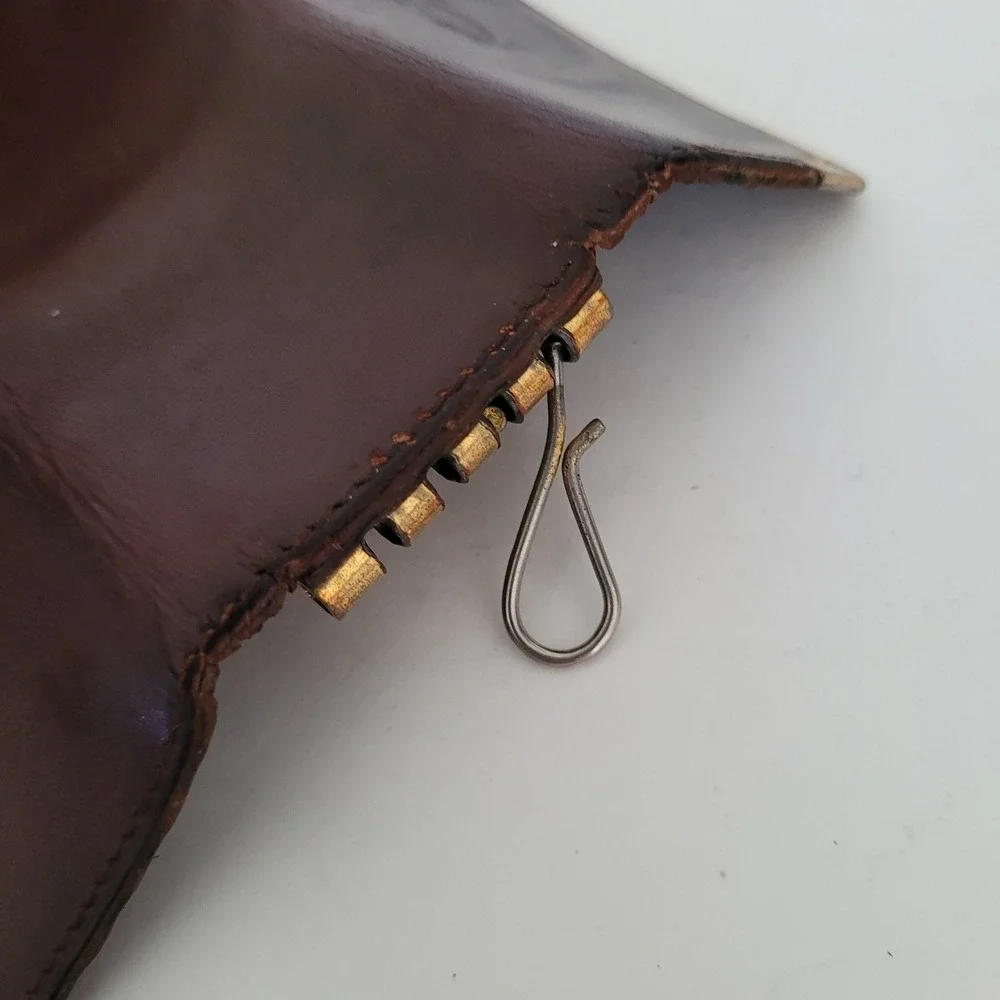 Cartier Vintage Burgundy Leather Key Holder Case Must de Cartier Gold Hardware